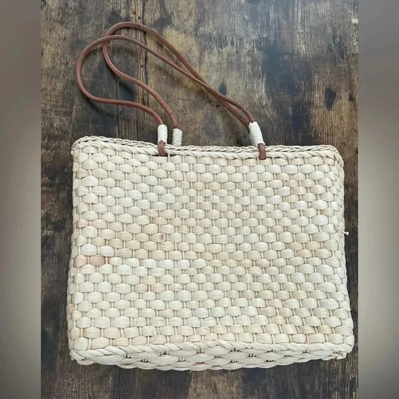 Quacker Factory | seaside, sequin, straw, shoulder bag. - Picture 6 of 12